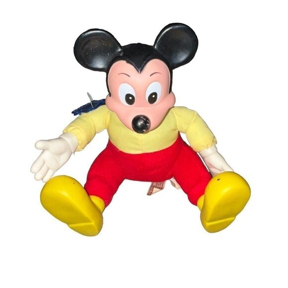 Vintage Disney Applause Mickey Mouse 7" Plush Doll Stuffed Animal - Picture 1 of 13